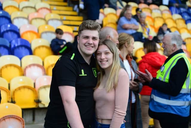 Stags fans before the game.