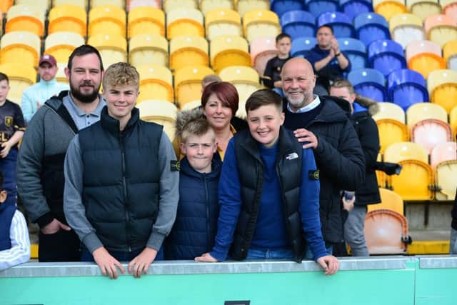 Stags fans before the game.