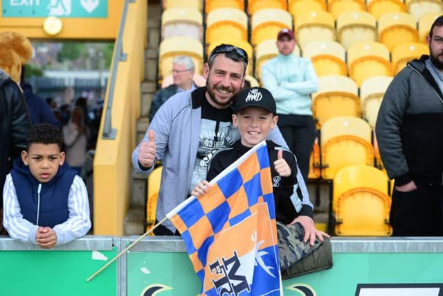 Stags fans before the game.