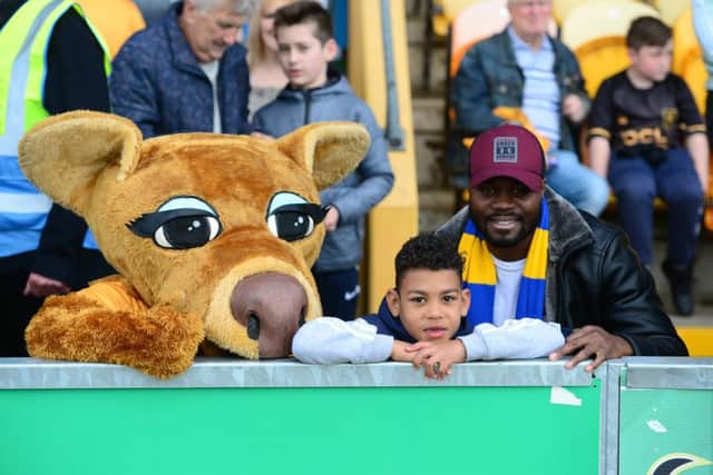 Stags fans before the game.