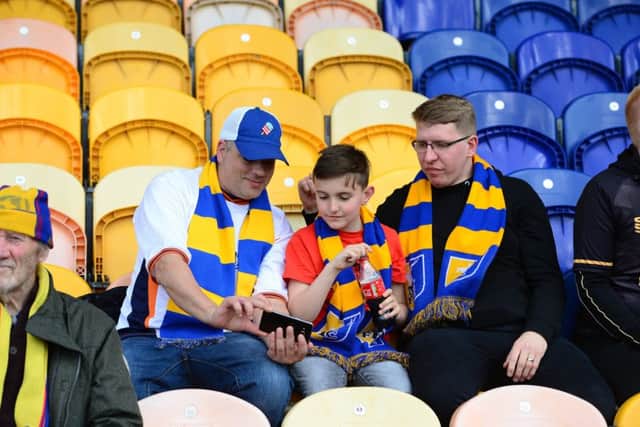 Stags fans before the game.