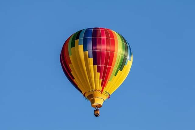 A hot air balloon had to make an emergency landing in Rainworth last night. Stock image.
