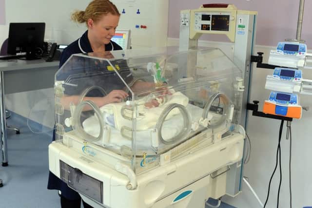 A typical neonatal unit at a hospital.