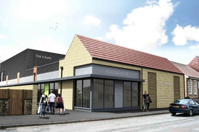 An artist's impression of the site.