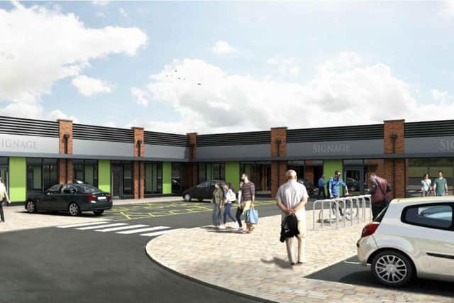 An artist's impression of the site.
