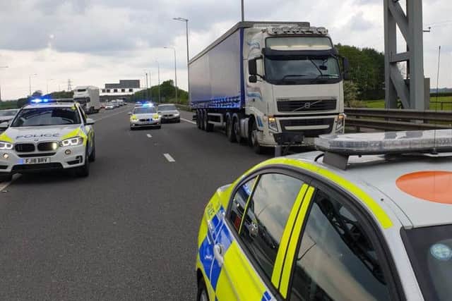 Picture by Derbyshire Roads Police.