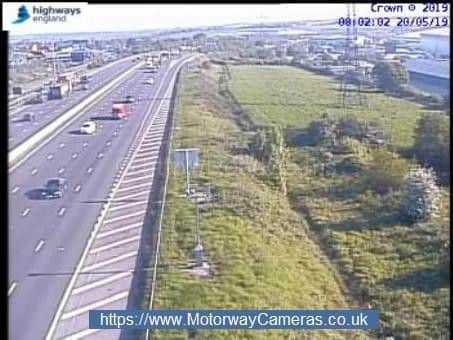 Junction 29A southbound.