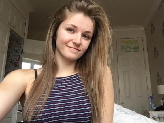 Lottie Butler, 18,sustained a traumatic brain injury on anight out with her boyfriend last year.