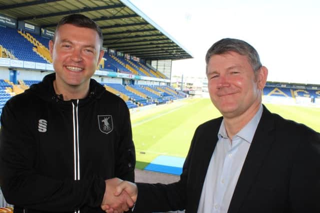 John Dempster welcomes new assistant manager Lee Glover to the club.