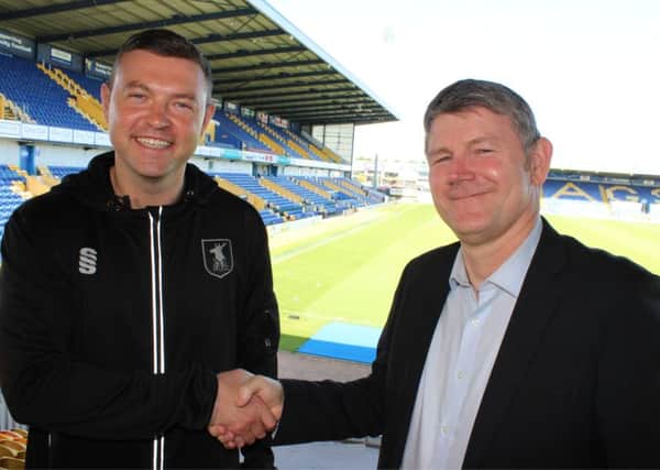 John Dempster welcomes new assistant manager Lee Glover to the club.
