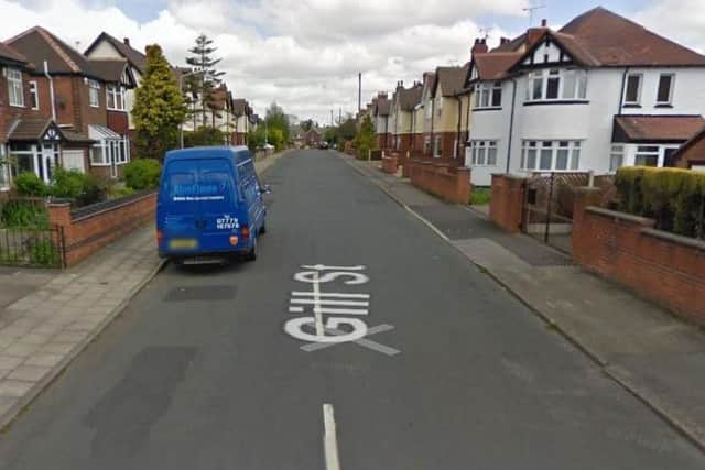 The incident occurred on Gill Street, Sutton