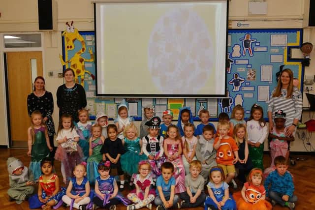 Nursery children at Lake View Primary and Nursery School performed a Matakon signed song as part of their topic on the damaging effects of plastic in the sea