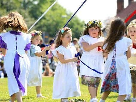 Last year's Wellow Maypole celebrations