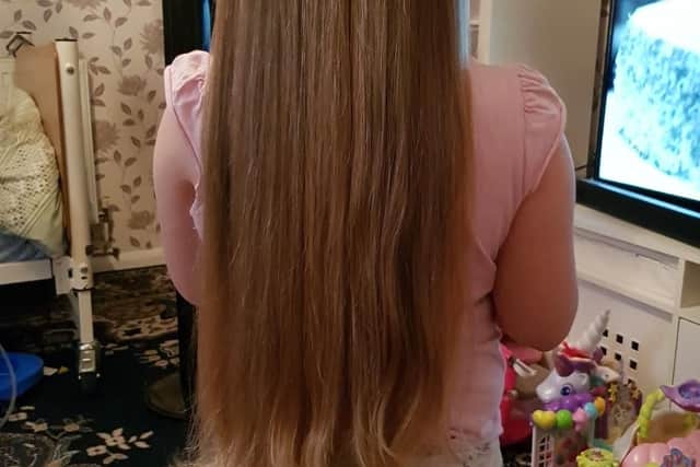 The length of Phoebe's hair.