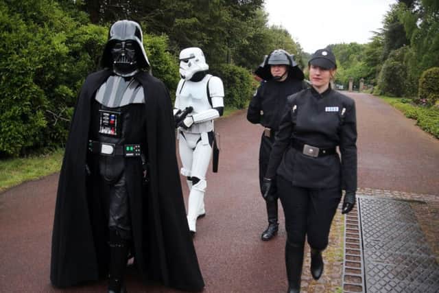 Darth Vader was at the event