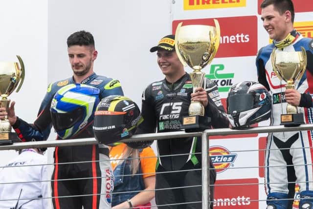 Kyle Ryde on podium