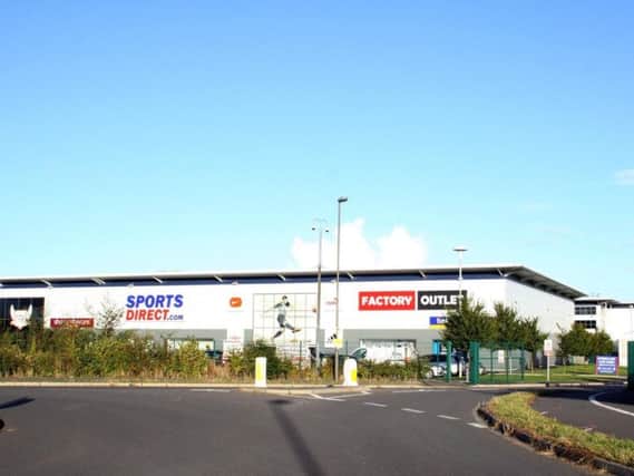 The Shirebrook headquarters of Sports Direct