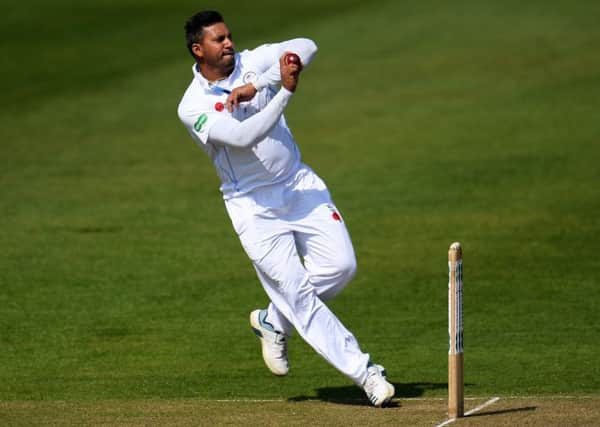 Ravi Rampaul took four wickets during a good spell for Derbyshire. (Photo by Harry Trump/Getty Images)