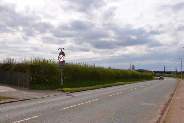 The entrance to  the proposed King John Park in Warsop.