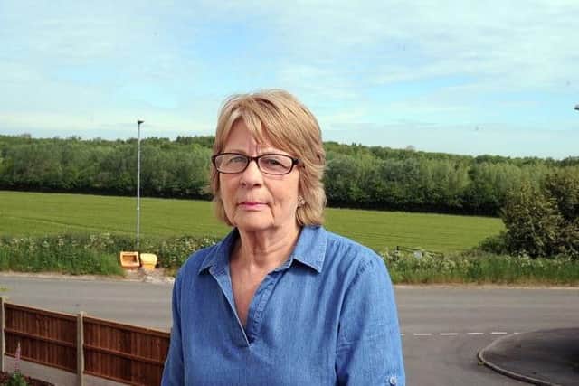 Patricia Hull, of Sutton-in-Ashfield, who raised concerns about the prospect of 300 new homes being built. (Image: Angela Ward)