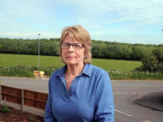 Patricia Hull, of Sutton-in-Ashfield, who raised concerns about the prospect of 300 new homes being built. (Image: Angela Ward)