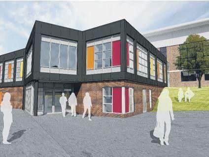 Construction work begun to develop state of-the-art facilities for post-16 students at Ashfield School in Kirkby