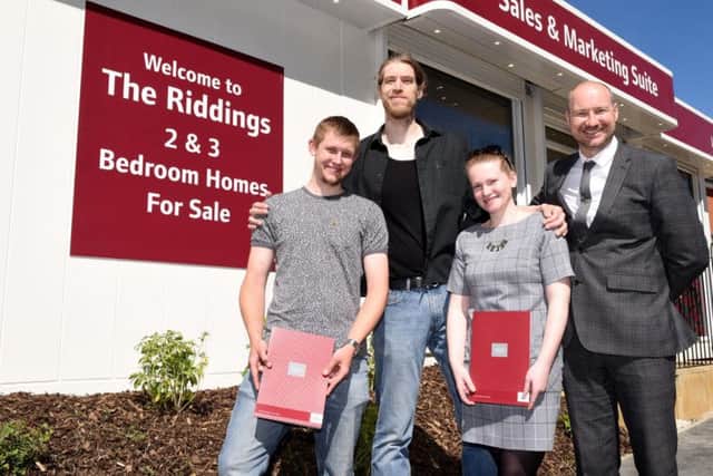 Josh Wigley and Michaella Yoemans, who purchased at The Riddings with Phill and Andrew.