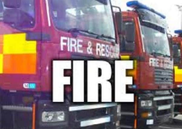 Firefighters attended a car fire in Bolsover.
