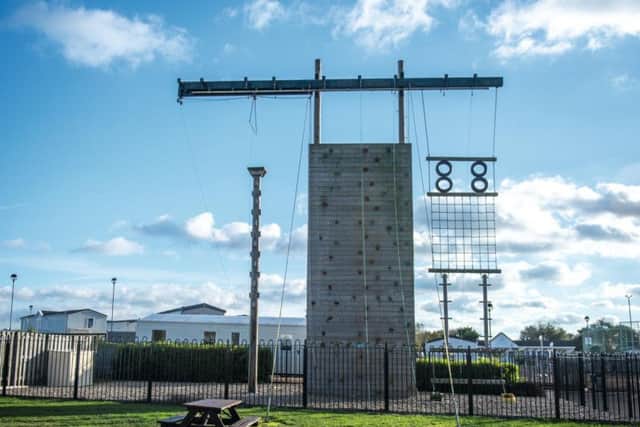 The highropes is just one of many activities guaranteed to keep the kids happy.