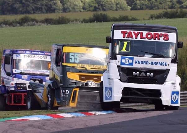 Taylors Trucksport in action at Thruxton.