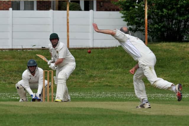 Worksop CC v Edwinstowe CC, pictured is Worksop batsman Chris Taylor