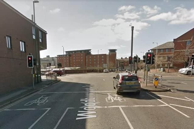 A60 Huntingdon Street  Woodborough Road, Nottingham, SE bound
