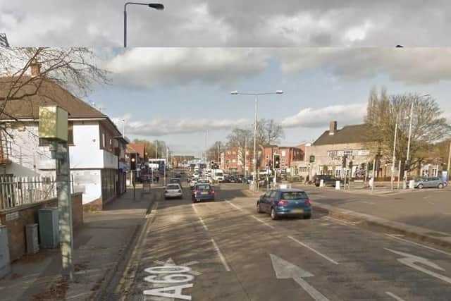 A60 Mansfield Road  Ribblesdale Road, Arnold, N bound