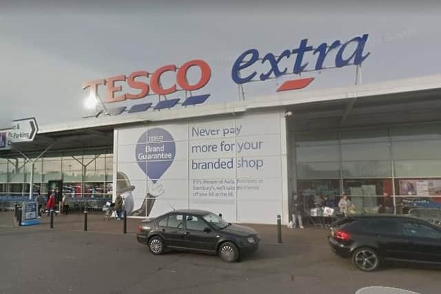 Tesco Extra, on Chesterfield Road South, Mansfield