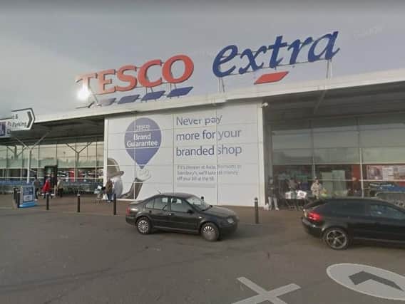 Tesco Extra, on Chesterfield Road South, Mansfield