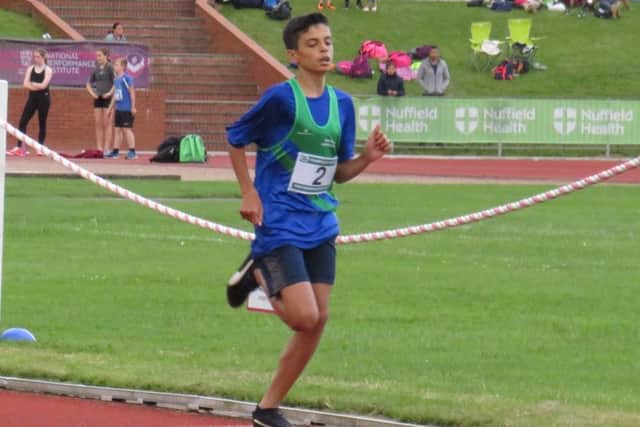 Johar Ali, who recorded a personal-best time for Mansfield Harriers at the Charnwood Open Meeting.