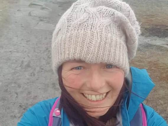 Wendy Reynolds, aged 47, conqueredPen-y-Ghent, Whernside and Ingleborough within 12 hours.