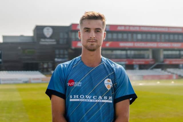 Leus du Plooy is enjoying playing cricket in England.