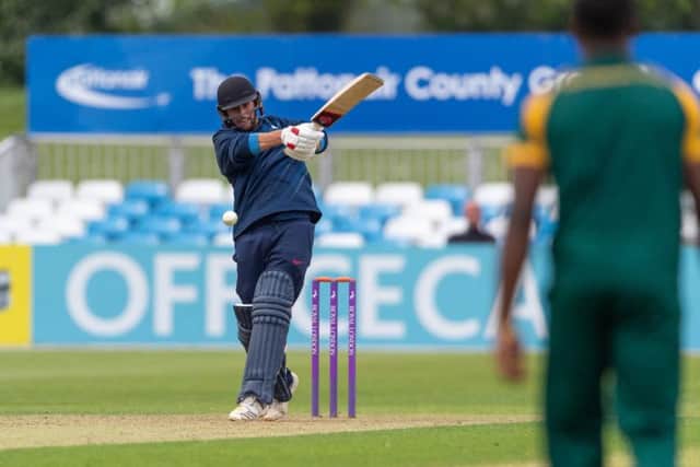 Fynn Hudson-Prentice has signed a three year deal after impressing in Derbyshire's second team