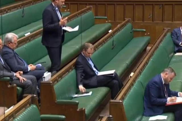 Mr Bradley in Parliament.