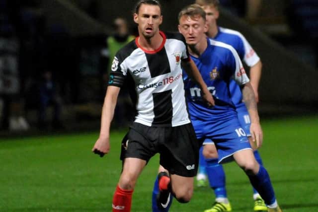 Dale Whitham in action for Chorley.