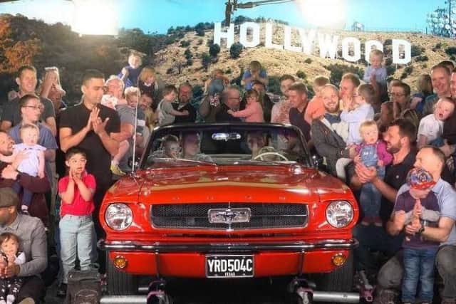 50 dads and their children took part in the campaign video (Picture:Paramount)