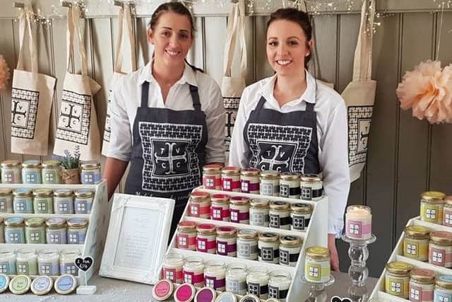 Sisters Chantelle and Danielle North, who are the driving forces behind Teversal Village Candle Company.