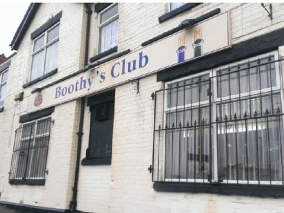 Mansfield's iconic Boothy's club