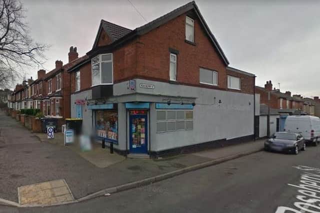The former newsagent store at 98 Diamond Avenue