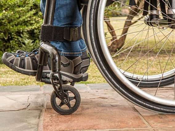 A disabled woman was robbed in Nottinghamshire on Friday. Stock image.