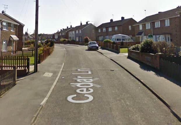 Cedar Lane, Ollerton.