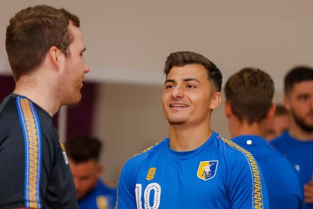 Otis Khan is all smiles ahead of the hard work.