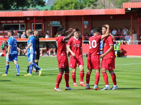 Nottingham Forest edged it 2-1 in their opening friendly against Alfreton Town.