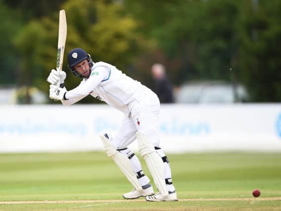 Billy Godleman shone on a great opening day for Derbyshire.